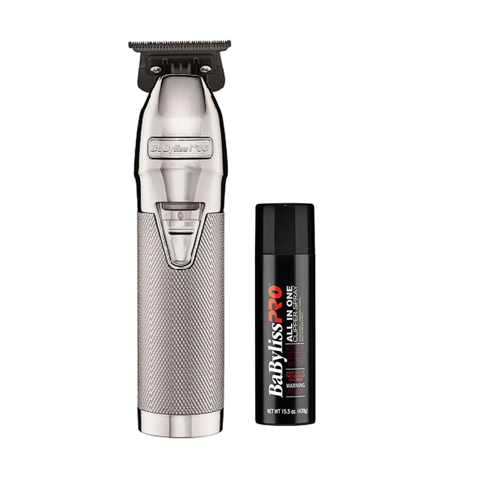 BaBylissPRO SilverFX Outlining Trimmer FX787S and Clipper Spray Set