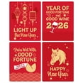 thumbnail image 6 of Big Dot of Happiness Lunar New Year - 2026 Year of the Horse Decorations for Women and Men - Wine Bottle Label Stickers - Set of 4, 6 of 8