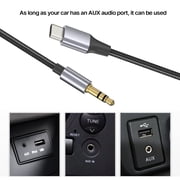 Type C to 3.5mm Cable Cord Wire for Car Headphones Tablets Phones USB C Converters Adapters Line
