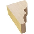 thumbnail image 6 of 2"W x 4"D x 6"H Classic Ridgewood Rough Cedar Woodgrain TimberThane Corbel, Primed Tan, 6 of 6