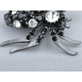 thumbnail image 4 of Shine Black Clear Crystal Rhinestones Widow Spider Insect Bug Pin Brooch, 4 of 4
