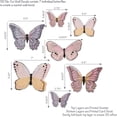 thumbnail image 2 of miduoudo-Butterfly Dreams 3-Dimensional Wings Colorful Wall Decals/Stickers, 2 of 4