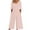 Pink, variant on ABATAB Summer Jumpsuits for Women Dressy Casual Loose Wide Leg Rompers Half Sleeve One Piece V Neck Baggy Fashion Outfits with Pockets