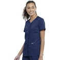 thumbnail image 4 of Cherokee Workwear Revolution Women's Scrubs Top Snap Front V-Neck WW622, 4 of 8