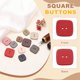thumbnail image 5 of Uxcell 12pcs Botón de Costura 34mm (1-3/8") 2 Agujeros Botón Cuadrado de Resina Accesorios de Reemplazo para Ropa Decoración de Manualidades DIY, Rojo, 5 of 7