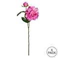 thumbnail image 3 of Vickerman 16" Artificial Fuchsia Peony Spray. Includes 6 sprays per pack., 3 of 3