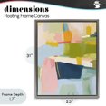thumbnail image 4 of Stupell Industries Mid-Century Pastel Wonder Brushstrokes Gray Floating Frame Canvas Art, 25 x 31, by Lisa Nohren, 4 of 8