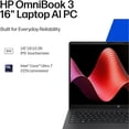 thumbnail image 3 of HP OmniBook 16" FHD+ Touchscreen Laptop, Intel Ultra 7 255U, 32GB DDR5, 1TB SSD, Windows 11 Pro w/Accessory, 3 of 8