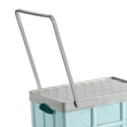 thumbnail image 4 of Contenedor de almacenamiento multifuncional kusrkot Ropa industrial Libros Garaje Cajas plegables azul con bolsa de ruedas, 4 of 7