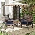 thumbnail image 5 of Pakunoda Outdoor Chair Cushions 18.5 X 16 X 4 Inch, 2-Piece Patio Seat Pad Cushions, Waterproof Outdoor Seat Cushions Square Corner with Handle and Ties, Navy Blue, 5 of 7