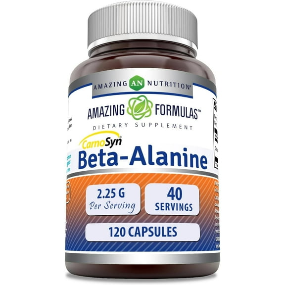 Amazing Formulas Beta Alanine 2.25 Grams per Serving,120 Capsules Supplement
