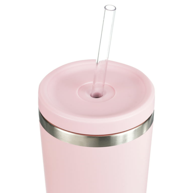 Stainless Steel Straw Cup 8.5 fl. oz. old pink