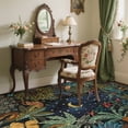 thumbnail image 4 of FairOnly Blue 6'x9'Jungle Safari Machine Washable Area Rug Wild Animal & Plant Non-Slip Living Room Rug for Indoor Home Decor, 4 of 7