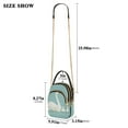 thumbnail image 2 of FORMRS Crossbody Bag for Women Quilted Travel Shoulder Cell Phone Purse with Chain Strap Handbag, White Cartoon Swan, 2 of 7