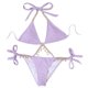 thumbnail image 3 of Traje baño sexy sin espalda para mujer Trajes baño vinculados corazón Trajes baño piezas, 3 of 4