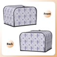 thumbnail image 3 of Daiia Bouquet and Lavender Flowers Pattern 4 slice Toaster Cover, Toaster Appliance Dust-proof Cover For Kitchen Small Appliance Dust Cover and Fingerprint Protection, 3 of 7