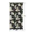 thumbnail image 5 of Black Halloween Ghosts with Boo Shower Curtain 36"x72" ,Bathroom Decorative Shower Curtains Set with 12 Hooks,Modern Waterproof Washable Shower Curtain, 5 of 6
