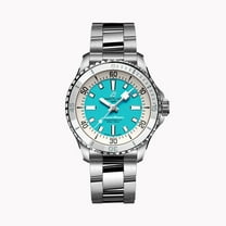 Breitling Superocean Automatic 36 Turquoise Dial Steel Women's Watch A17377211C1A1