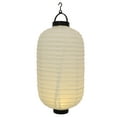 thumbnail image 2 of Miangastore White Paper and Iron Hanging Lanterns for Home Decoration with LED Light Battery Powered 6 Inch, 2 of 8