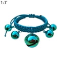 thumbnail image 2 of Flmtop Collier Mignon Mode Ajustable en Nylon pour Chien Chiot Grandes Cloches Collier Fournitures pour Animaux Bleu Ciel, 2 of 9