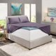 thumbnail image 5 of Juego de sábanas Hearth & Harbor Luxury Soft Cal King, gris y morado, 5 of 8