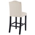 thumbnail image 6 of Fabric Upholstered Beige Counter Height Dining Chair with Nailhead Trim,Set of 2, 6 of 8