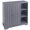Gray Storage Cabinet, variant on Beadboard Wooden Cabinet with 3 Storage Shelves and Cupboard