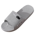 thumbnail image 2 of Bixock Summer Slippers for Women,Slides for Women and Men Bathroom Shower Shoes Non Slip House Slippers Lightweight Beach Sandals, 2 of 5