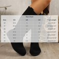 thumbnail image 3 of Women's Slouchy Round Toe Mid Calf Boots Soft Sole Faux Suede Pull on Low Heel Boots Fall Winter Casual Footwear Black, 3 of 9