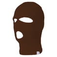 thumbnail image 1 of TopHeadwear 3-Hole Ski Face Mask Balaclava, Brown, 1 of 2