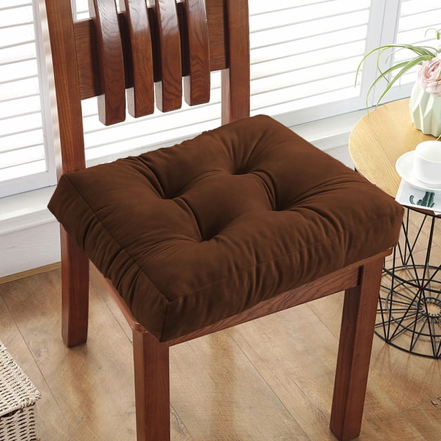 Winter Thickened Non Slip Chair Cushion Student Stool Warm Cushion Tatami Chair Cushion Car Booster Seat Cushion