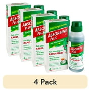(4 pack) Absorbine Jr. Plus Spray Fast Absorbing Arthritis & Sore Body Muscles Pain Reliever, 4 oz