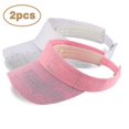 thumbnail image 2 of Visor Cap Women Men Adjustable Sun Protection Baseball Golf Cap For Teens, 2 of 5