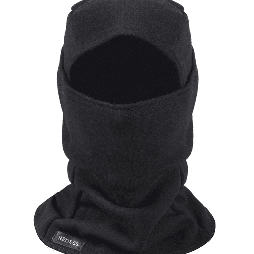 Mossy Oak Black Fleece Hunting Facemask Balaclava, Adult Mossy Oak Black Fleece Hunting Facemask Balaclava, Adult