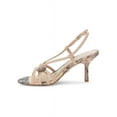 thumbnail image 3 of Sam Edelman Pankin  Light Pink Braided Strappy Open Slingback Mid Heel Sandal (LIGHT PINK, 8), 3 of 4