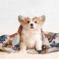 thumbnail image 4 of Naloa Vintage Botanical Butterfly Art Dog Blanket, 3 Sizes Cat Blanket for Indoor Cats Large Medium Small Dog Gifts-Small, 4 of 8