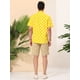 thumbnail image 5 of INSPIRE CHIC Camisa de lunares de verano para hombre, camisas hawaianas con patrón de manga corta y botones Amarillo M, 5 of 6