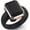Black & Rose Gold, variant on NEW! Rinfit Silicone Wedding Ring for Women - Soft Rubber Wedding Band Replacement - Oversized Diamond Emerald Metal Framed Collection