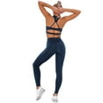 thumbnail image 2 of SPRING PARK Women's High Waisted Yoga Leggings Suit with Pockets, Workout Sports Running Athletic Pants Fitness Active Wear, 2 of 7