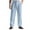 002Light Blue, variant on Dwelliawo Men Linen Pants Baggy Straight Legs Pinstripe Pant Casual Lightweight Slacks Relaxed Fit Beach Dress Pants with Pockets Black L