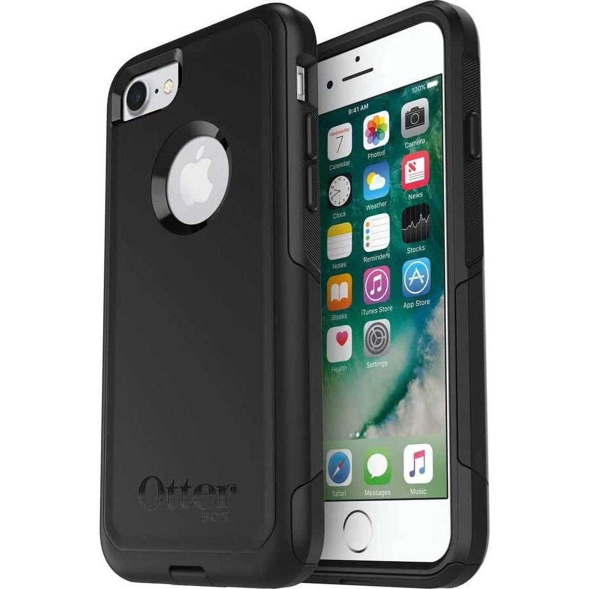 OtterBox Back Cover Cell Phone Case for iPhone SE 3rd Gen 2022, Black
