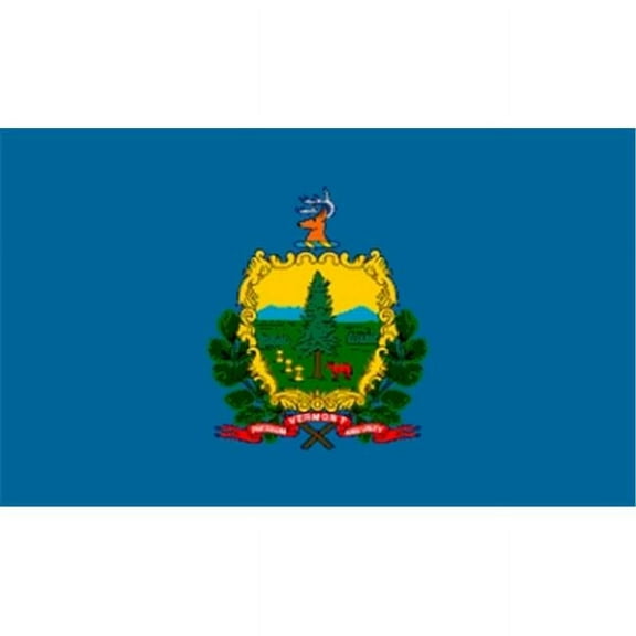 Annin Flagmakers 145480 5 ft. X 8 ft. Nyl-Glo Vermont Flag