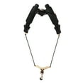 thumbnail image 2 of Ceinture en Saxophone, Harnais de Saxophone Sangle Instrument Accessoire Crochet en Métal PU Cuir Large Application pour la Performance, 2 of 7