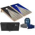 thumbnail image 1 of Tailgating Pros Pyramid Cornhole Board Set w/ Bean Bags and Carrying Case - 3'x2' Corn Hole Toss Game - Optional LED Lights, 1 of 6