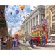thumbnail image 1 of Diamond Painting (DE1583) Juego de imágenes de pared redonda completa de calle de globo aerostático 45x35cm 20X30cm Hugtrwg Para estrenar, 1 of 1