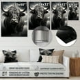 thumbnail image 4 of Designart "Animal African Grey Buffalo I" Animals Metal Art Print, 4 of 5