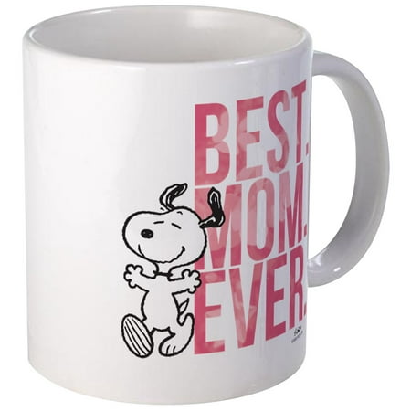 CafePress - Snoopy Best Mom Ever Mug - Unique Coffee Mug, Coffee Cup (Best Mom Ever Mug)