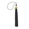 thumbnail image 2 of Fiudx Borlas de Graduación 2021, Negras con Colgante Dorado, de Poliéster, Suaves y Duraderas, Ideales para Fotos de Graduación y Decoración de Ceremonias, Paquete de 8, 40 Cm de Largo., 2 of 5