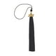 thumbnail image 2 of Fiudx Borlas de Graduación 2021, Negras con Colgante Dorado, de Poliéster, Suaves y Duraderas, Ideales para Fotos de Graduación y Decoración de Ceremonias, Paquete de 8, 40 Cm de Largo., 2 of 5
