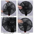 thumbnail image 6 of Uxcell 19.7" Washable Dustproof Protector Mesh Fan Polyester Black 2Pcs, 6 of 6